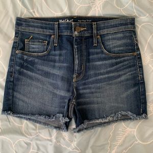 EUC high waited denim shorts